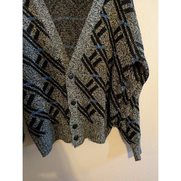 Fashion police Barnaby sweater size M gray half button - Picture 5 of 6